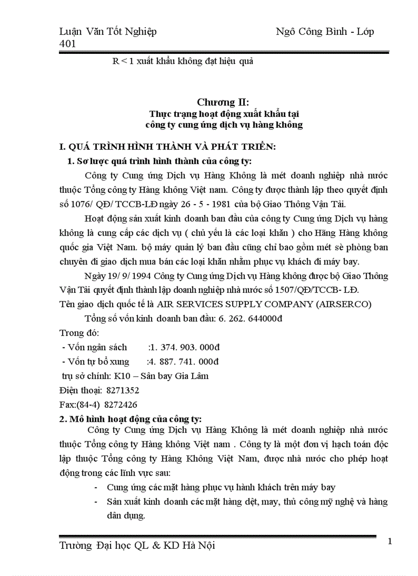 image for page Xuất khẩu ở Công ty Cung ứng Dịch Vụ Hàng Không Thực trạng và Giải pháp