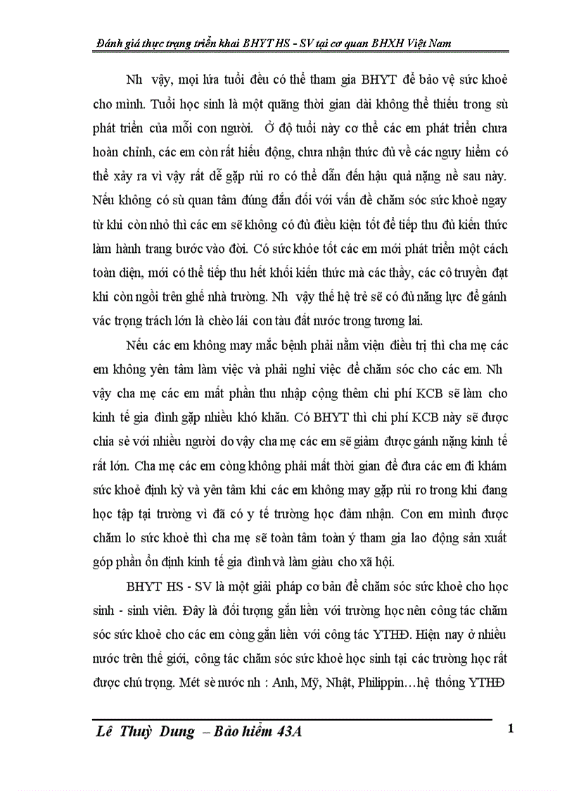 image for page Đánh giá thực trạng triển khai BHYT HS SV tại cơ quan Bảo hiểm xã hội Việt Nam 1