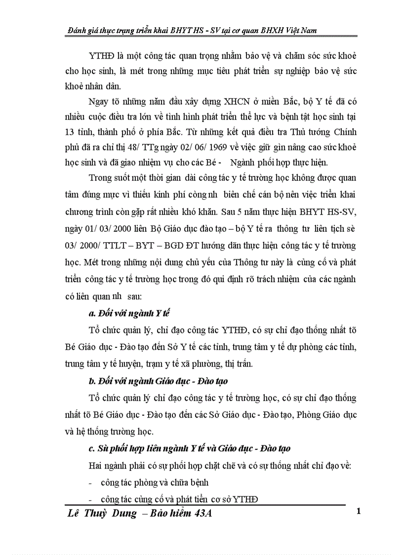 image for page Đánh giá thực trạng triển khai BHYT HS SV tại cơ quan Bảo hiểm xã hội Việt Nam 1