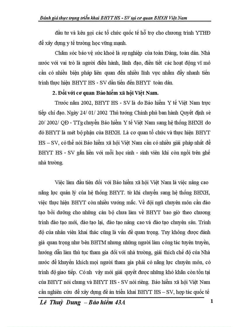 image for page Đánh giá thực trạng triển khai BHYT HS SV tại cơ quan Bảo hiểm xã hội Việt Nam 1