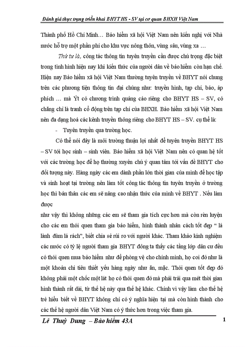 image for page Đánh giá thực trạng triển khai BHYT HS SV tại cơ quan Bảo hiểm xã hội Việt Nam 1