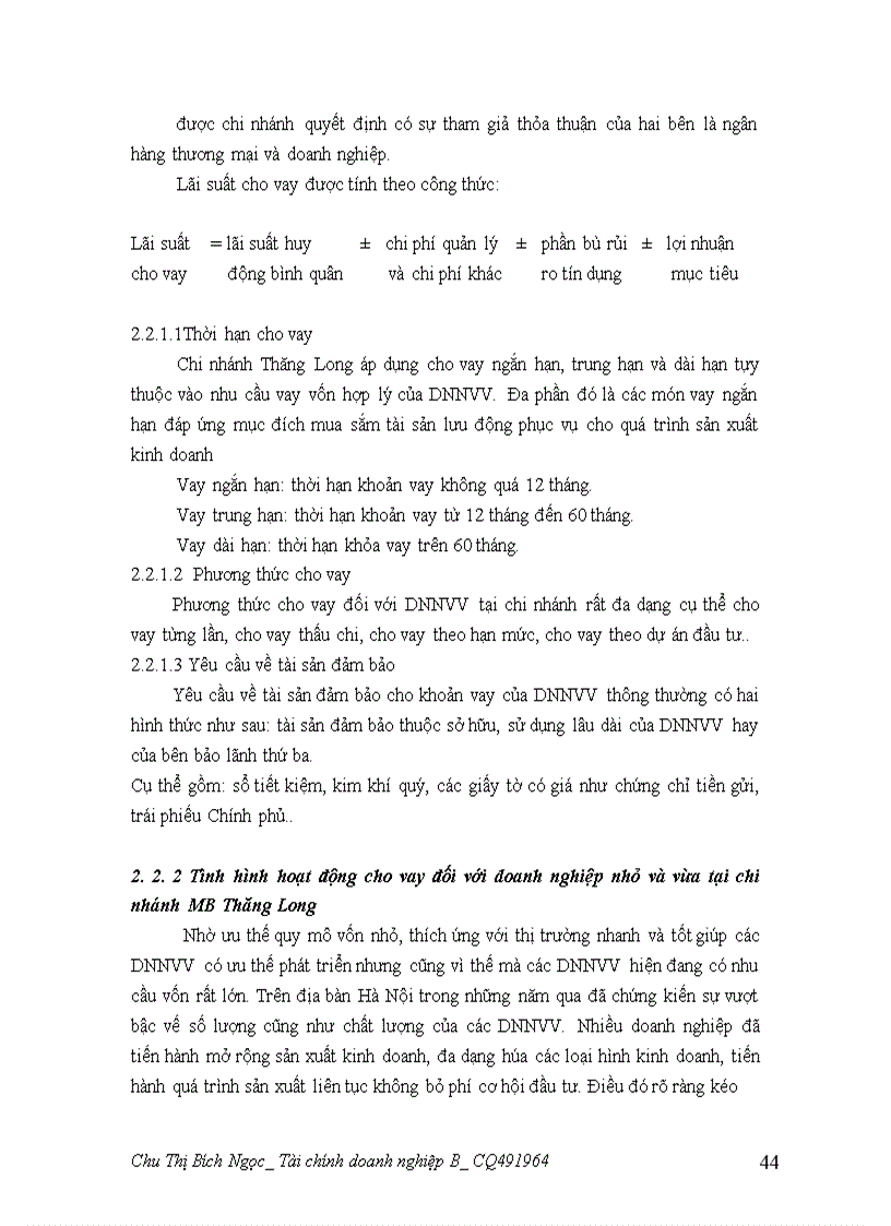 image for page Giải pháp mở rộng hoạt động cho vay đối với doanh nghiệp nhỏ và vừa tại ngân hàng Quân Đội chi nhánh Thăng Long