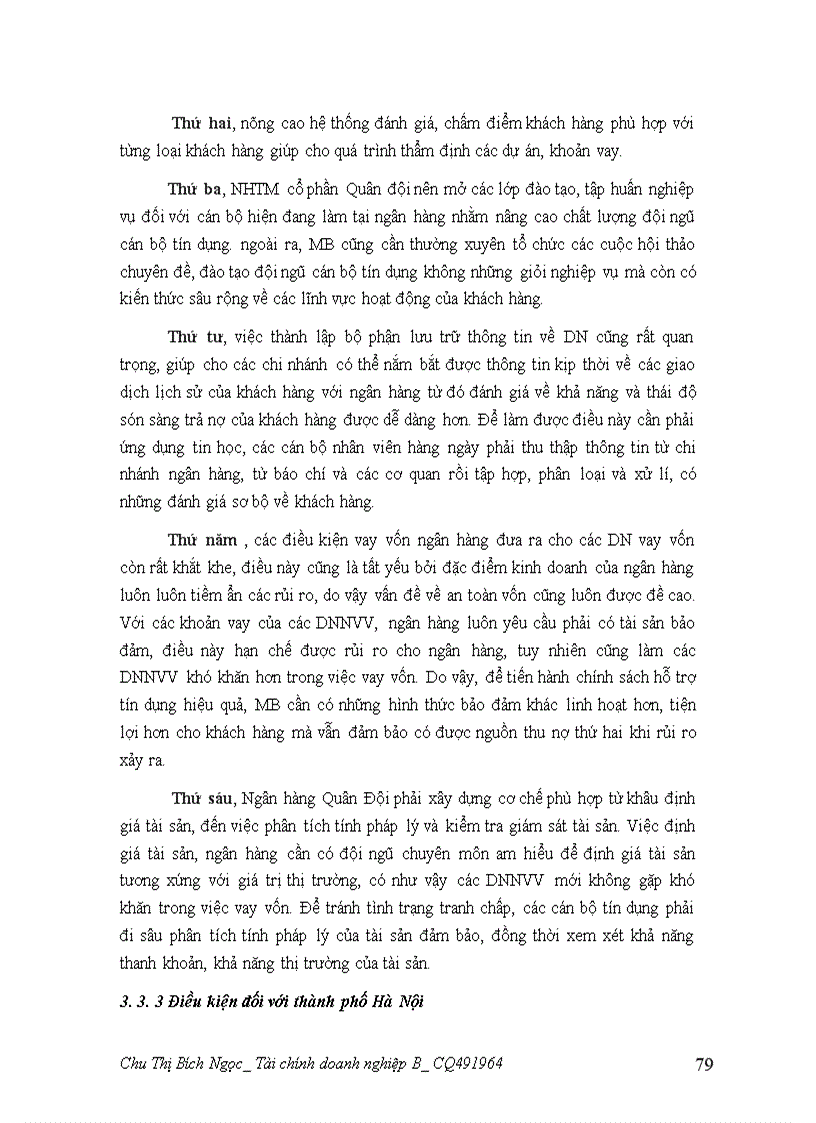 image for page Giải pháp mở rộng hoạt động cho vay đối với doanh nghiệp nhỏ và vừa tại ngân hàng Quân Đội chi nhánh Thăng Long