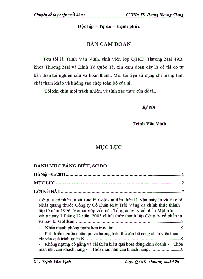 image for page Đảm bảo vật tư cho sản xuất ở Công ty cổ phần In và bao bì Goldsun