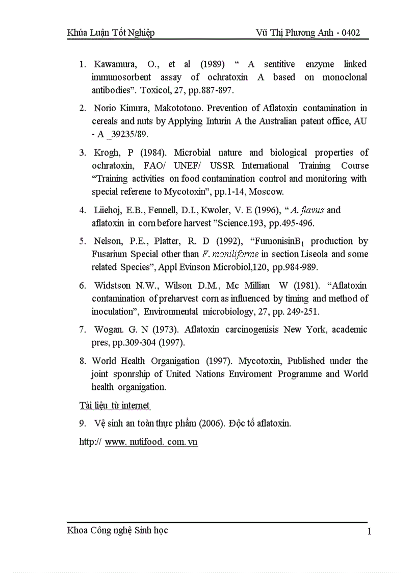 image for page Nghiên cứu công nghệ khử nghiễm aflatoxin trên ngô lạc ở mức độ cao bằng một số chủng vi khuẩn và vi nấm