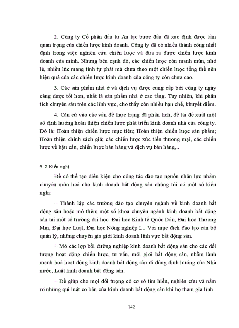 image for page Chiến lược kinh doanh nhà ở tại Công ty Cổ phần Đầu tư An Lạc