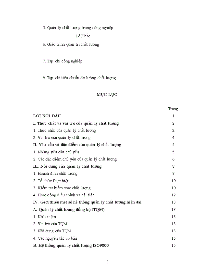 image for page Một số vấn đề về quản lý chất lượng trong các doanh nghiệp công nghiệp 1