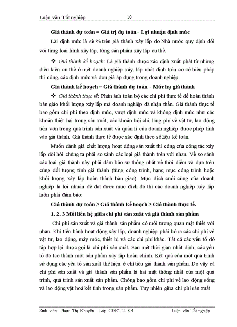 image for page Hoàn thiện công tác kế toán tập hợp chi phí sản xuất và tính giá thành sản phẩm xây lắp tại Xí nghiệp xây lắp H36 Công ty xây lắp hoá chất 1