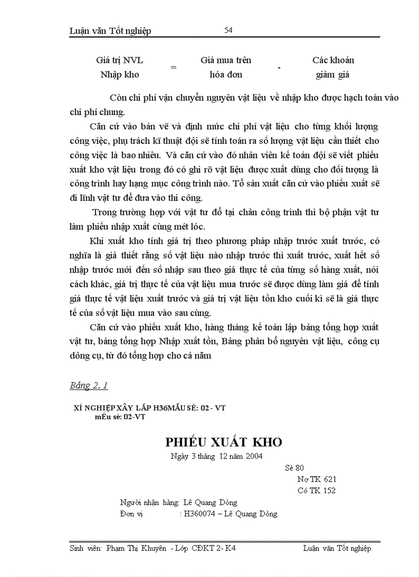 image for page Hoàn thiện công tác kế toán tập hợp chi phí sản xuất và tính giá thành sản phẩm xây lắp tại Xí nghiệp xây lắp H36 Công ty xây lắp hoá chất 1