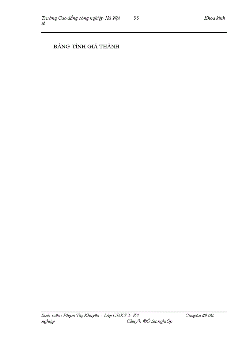 image for page Hoàn thiện công tác kế toán tập hợp chi phí sản xuất và tính giá thành sản phẩm xây lắp tại Xí nghiệp xây lắp H36 Công ty xây lắp hoá chất 1