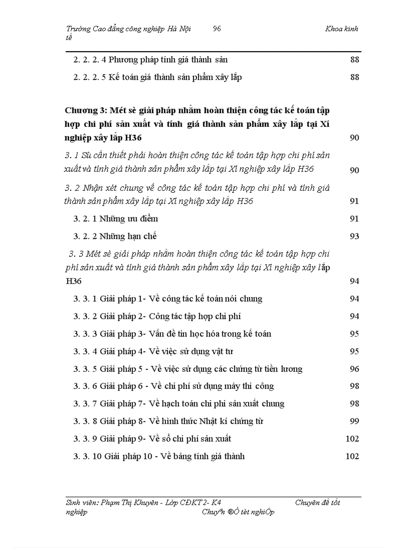 image for page Hoàn thiện công tác kế toán tập hợp chi phí sản xuất và tính giá thành sản phẩm xây lắp tại Xí nghiệp xây lắp H36 Công ty xây lắp hoá chất 1