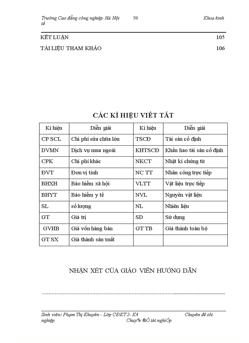 image for page Hoàn thiện công tác kế toán tập hợp chi phí sản xuất và tính giá thành sản phẩm xây lắp tại Xí nghiệp xây lắp H36 Công ty xây lắp hoá chất 1