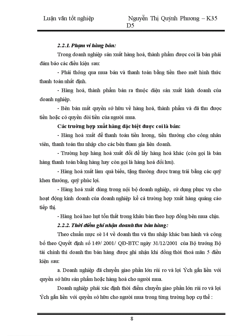 image for page Hoàn thiện kế toán nghiệp vụ tiêu thụ thành phẩm tại Công ty Liên Hợp Thực Phẩm Hà Tây 1