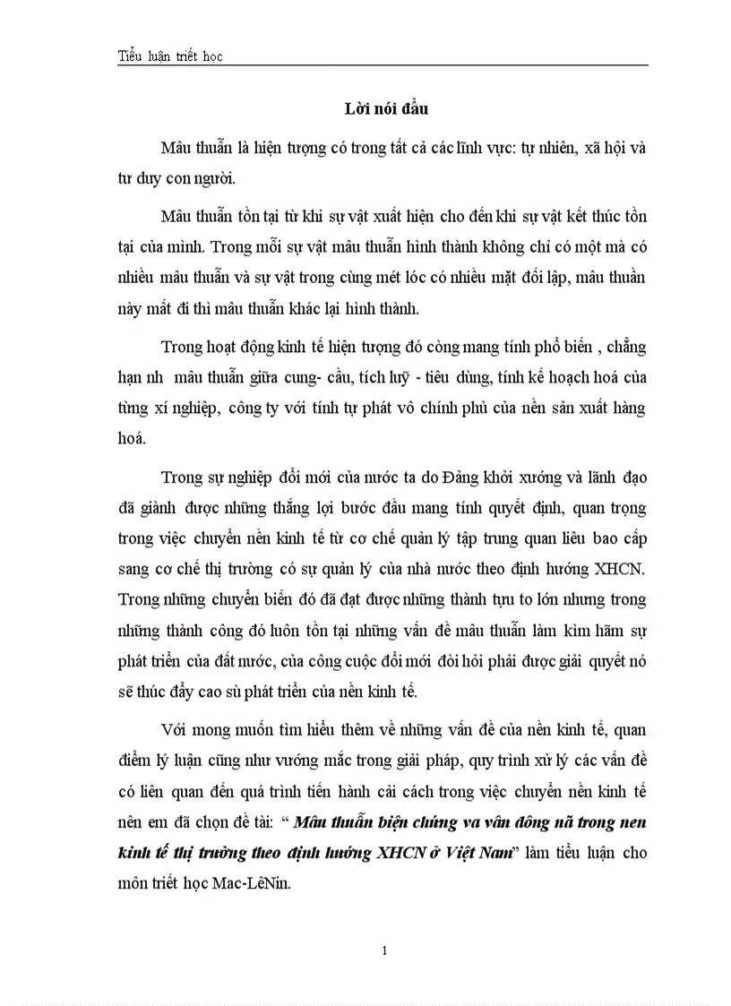 image for page Mâu thuẫn biện chứng va vân dụng nó trong nen kinh tế thị trường theo định hướng XHCN ở Việt Nam