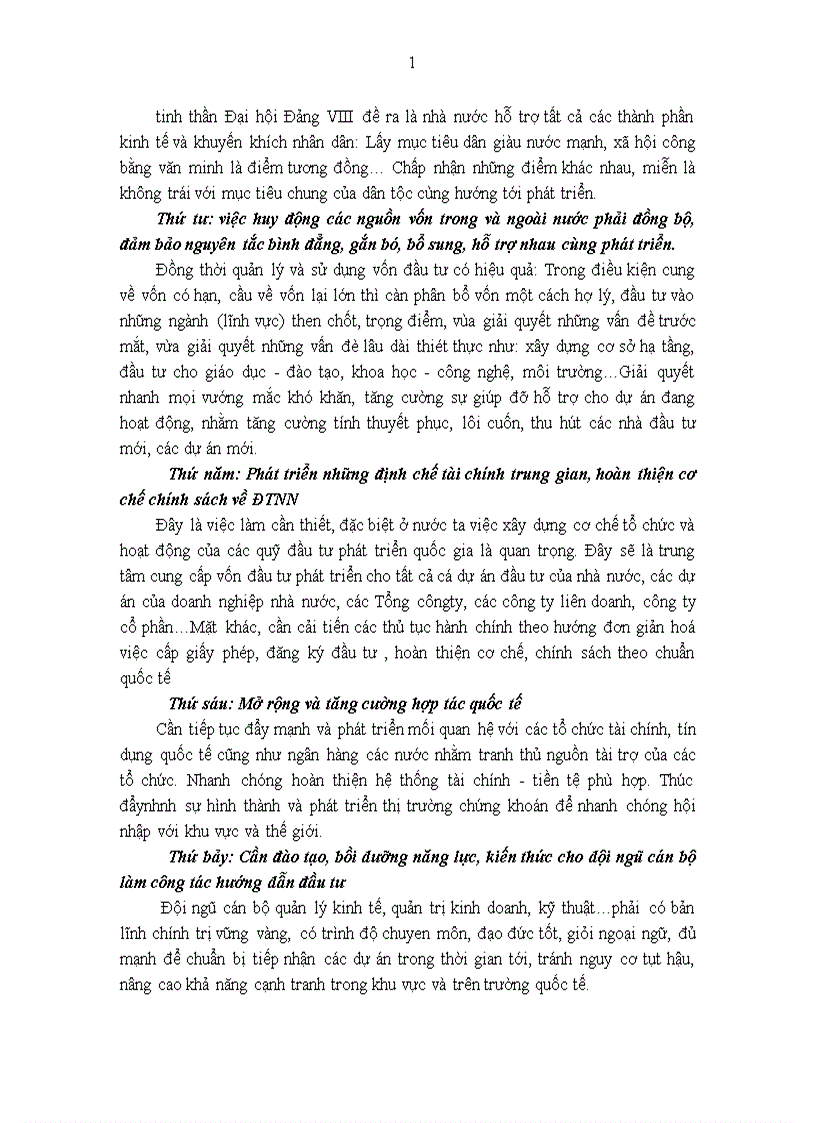 image for page Tình hình huy động vốn đầu tư phát triển ở Việt Nam 1