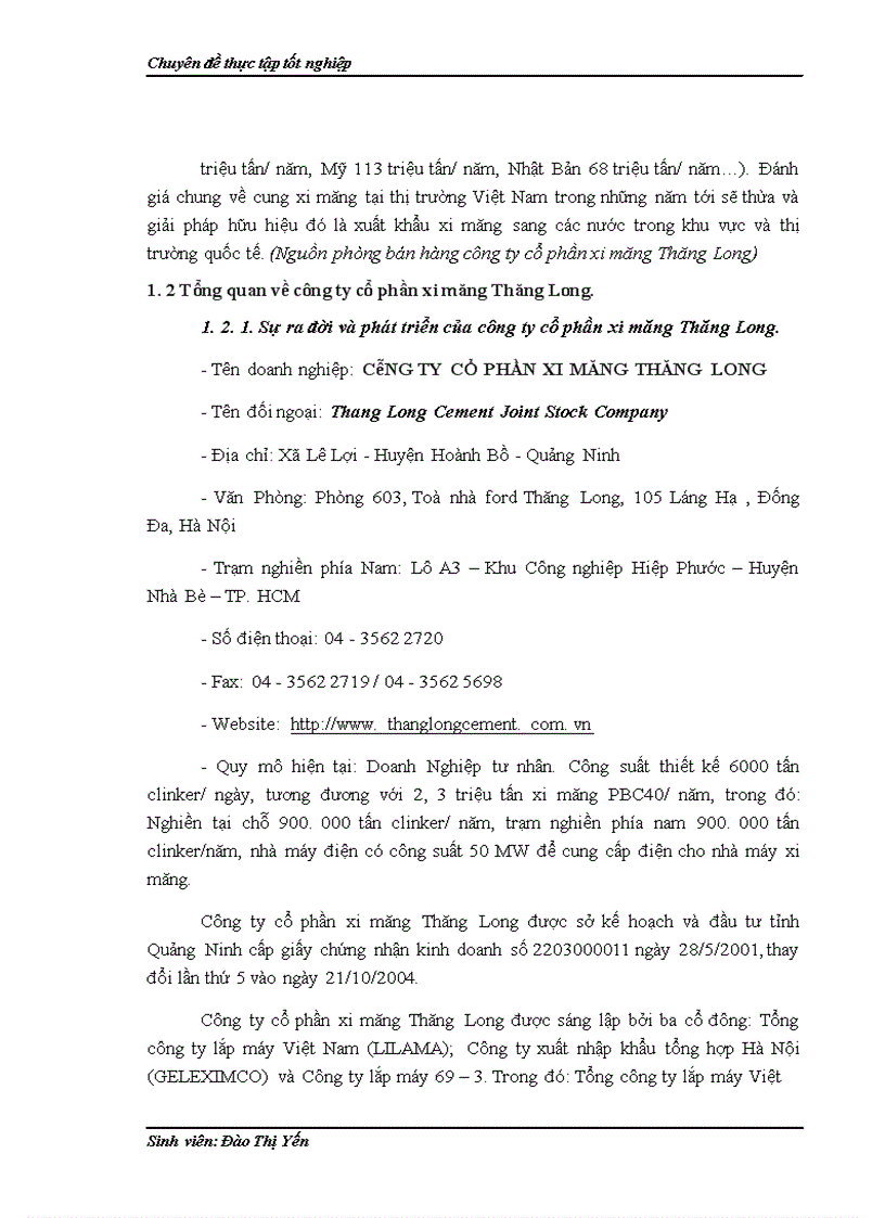 image for page Hoạt động truyền thông trong chiến lược phát triển thương hiệu của công ty cổ phần xi măng Thăng Long
