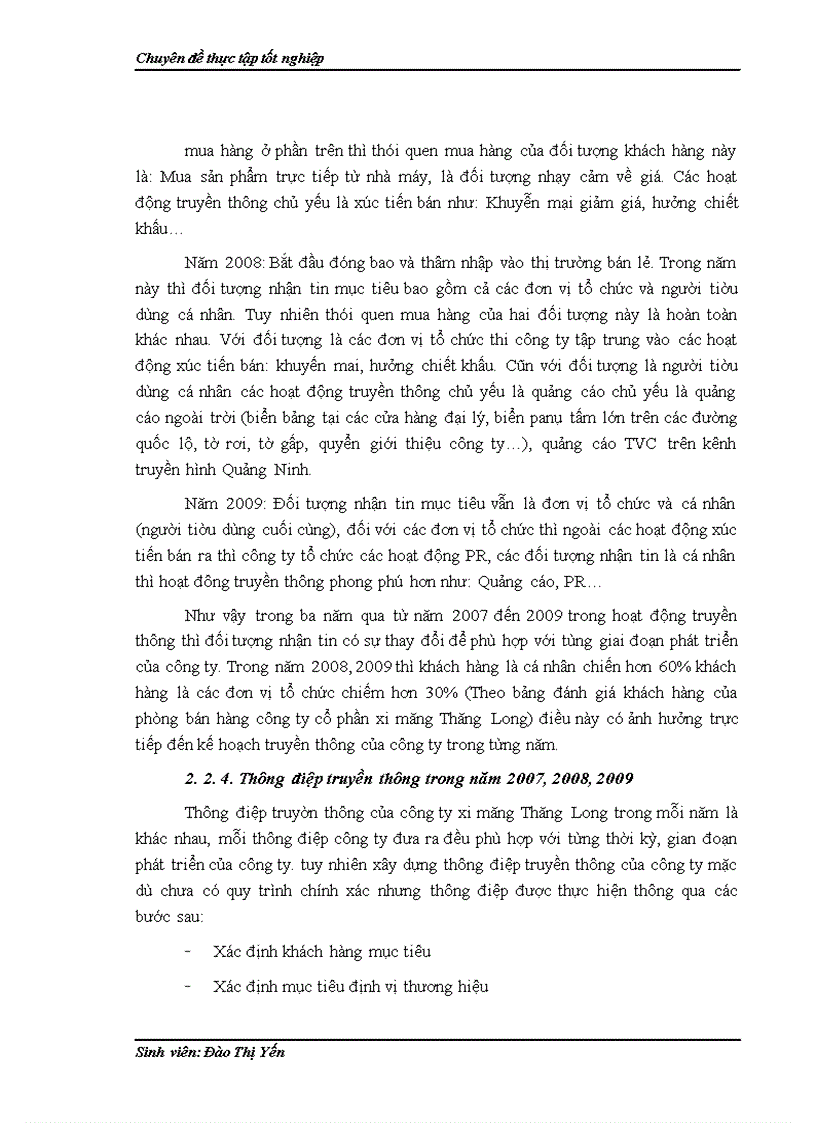 image for page Hoạt động truyền thông trong chiến lược phát triển thương hiệu của công ty cổ phần xi măng Thăng Long
