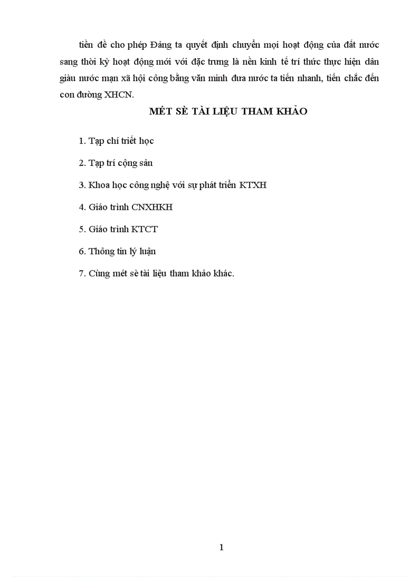 image for page Vai trò của khoa học công nghệ trong quá trình công nghiệp hoá hiện đại hoá ở nước ta 1