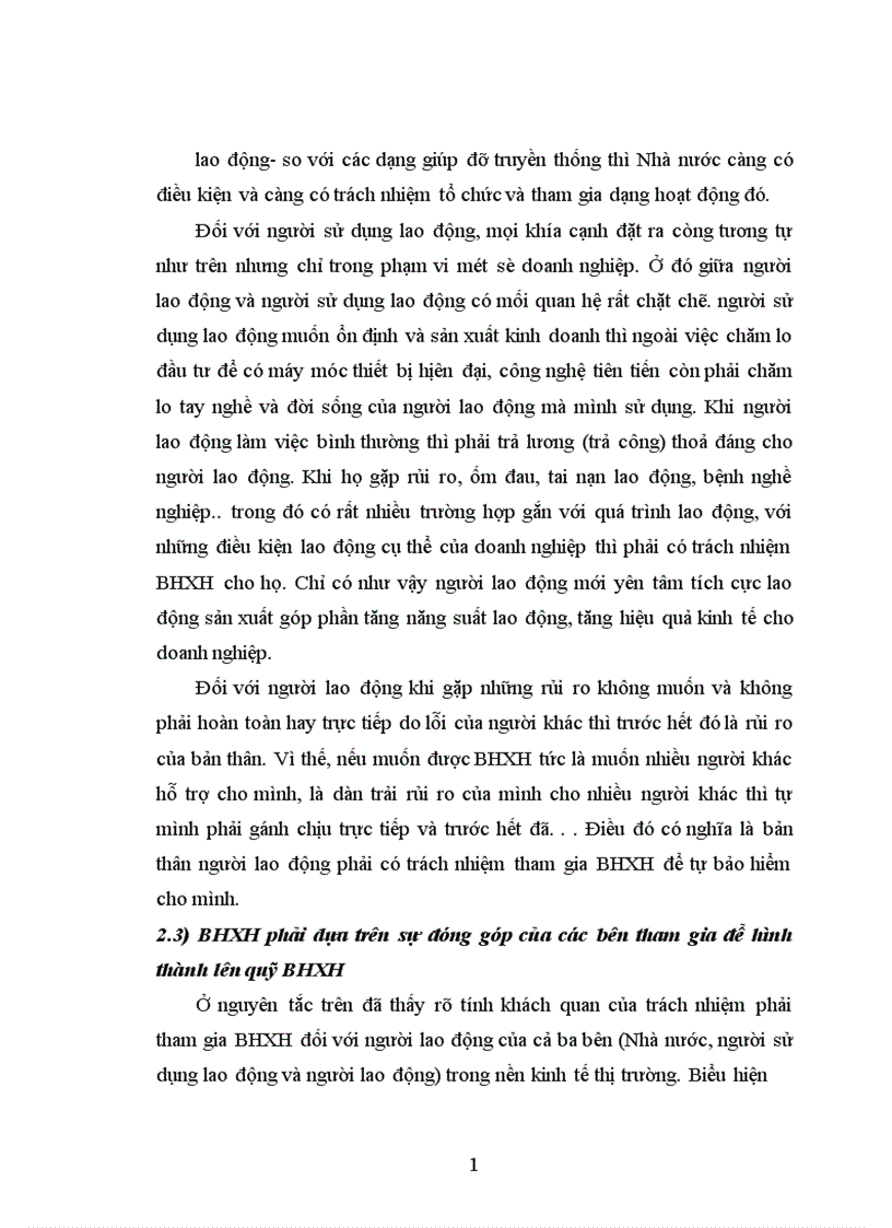 image for page Vai trò và những nguyên tắc của BHXH