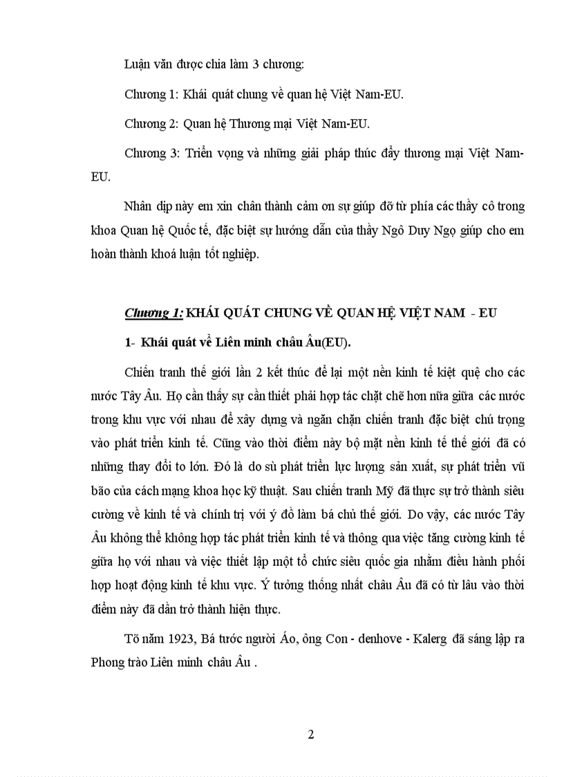 image for page quan hệ thương mại giữa Việt Nam và EU trong 10 năm qua 1990 2000 triển vọng và những giải pháp