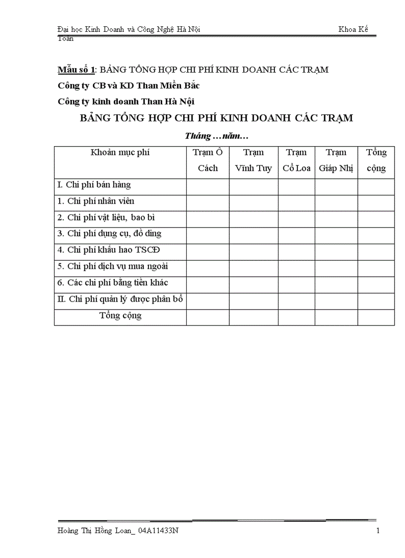 image for page Kế toán bán hàng và xác định kết quả bán hàng tại Công ty kinh doanh Than Hà Nội