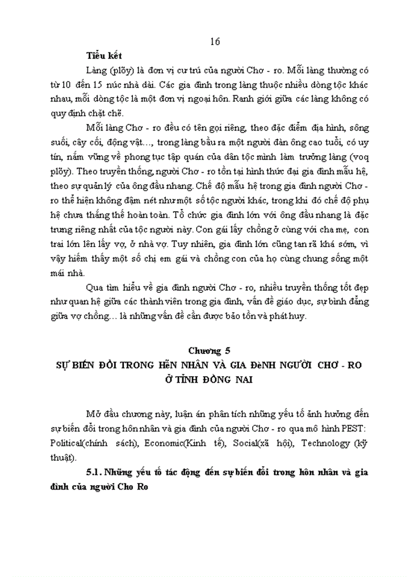 image for page Hôn nhân và gia đình của người Chơ ro ở Đồng Nai truyền thống và biến đổi