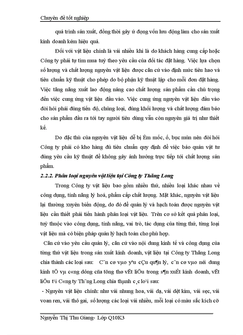 image for page Hoàn thiện công tác kế toán nguyên vật liệu tại Công ty Thăng Long TALIMEX 1