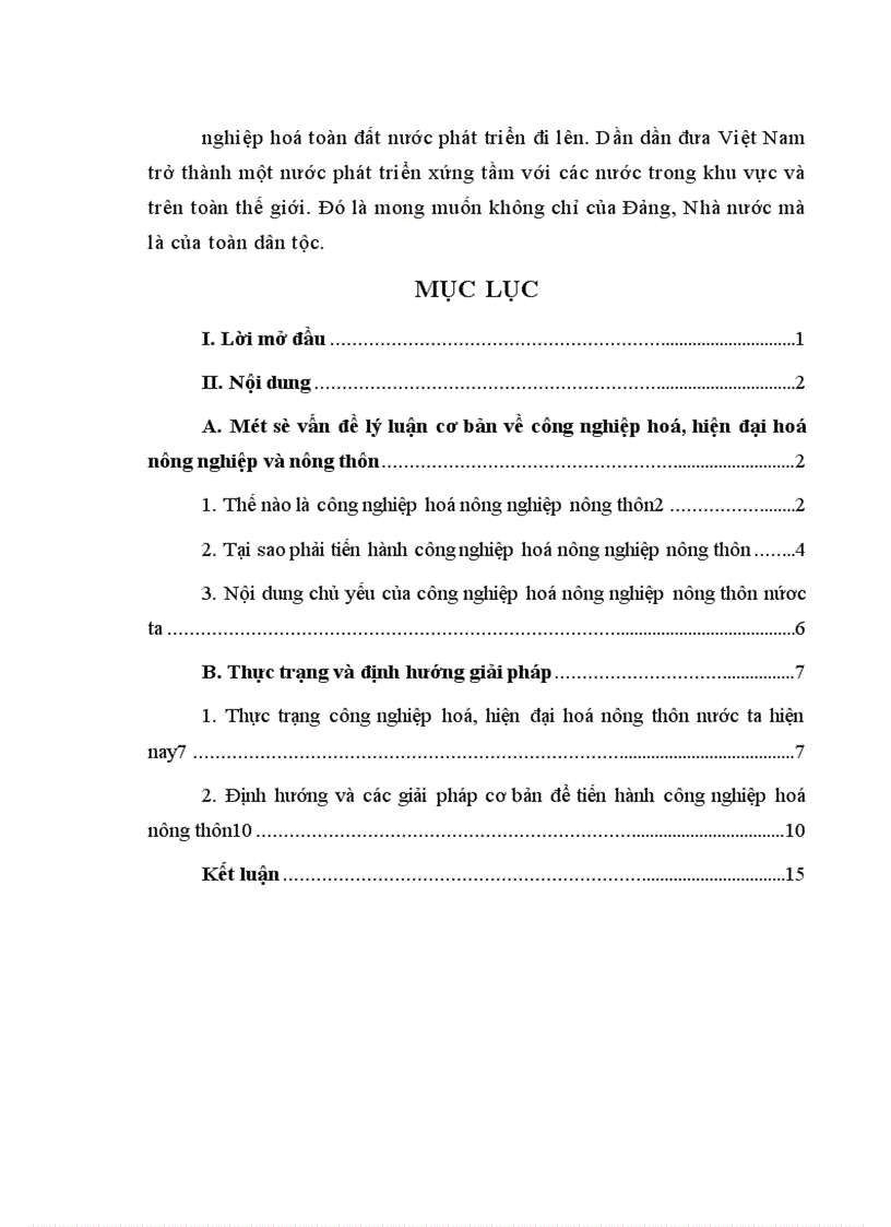 image for page Công nghiệp hóa hiện đại hoá nông nghiệp và nông thôn