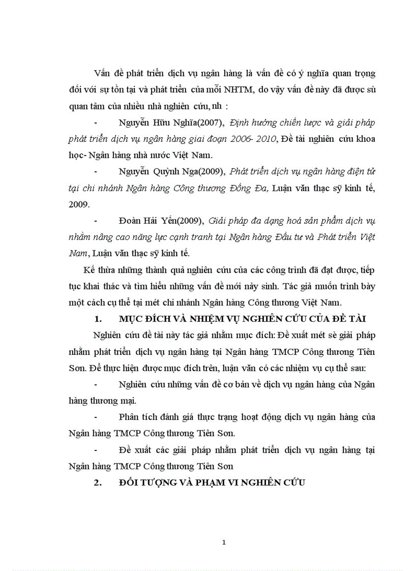 image for page Giải pháp phát triển dịch vụ tại Ngân hàng Công thương Việt Nam chi nhánh Tiên Sơn Bắc Ninh