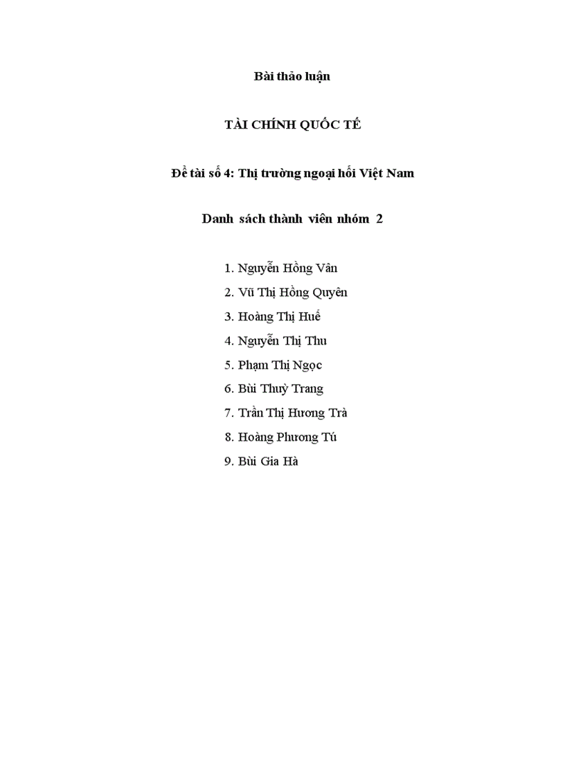 image for page Thực trạng và giải pháp thị trường ngoại hối Việt Nam