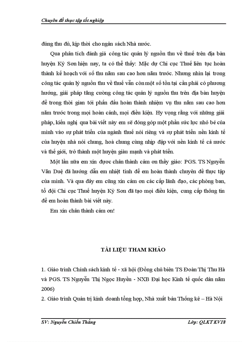 image for page Một số vấn đề Quản lý nguồn thu về thuế trên địa bàn huyện Kỳ Sơn hiện nay