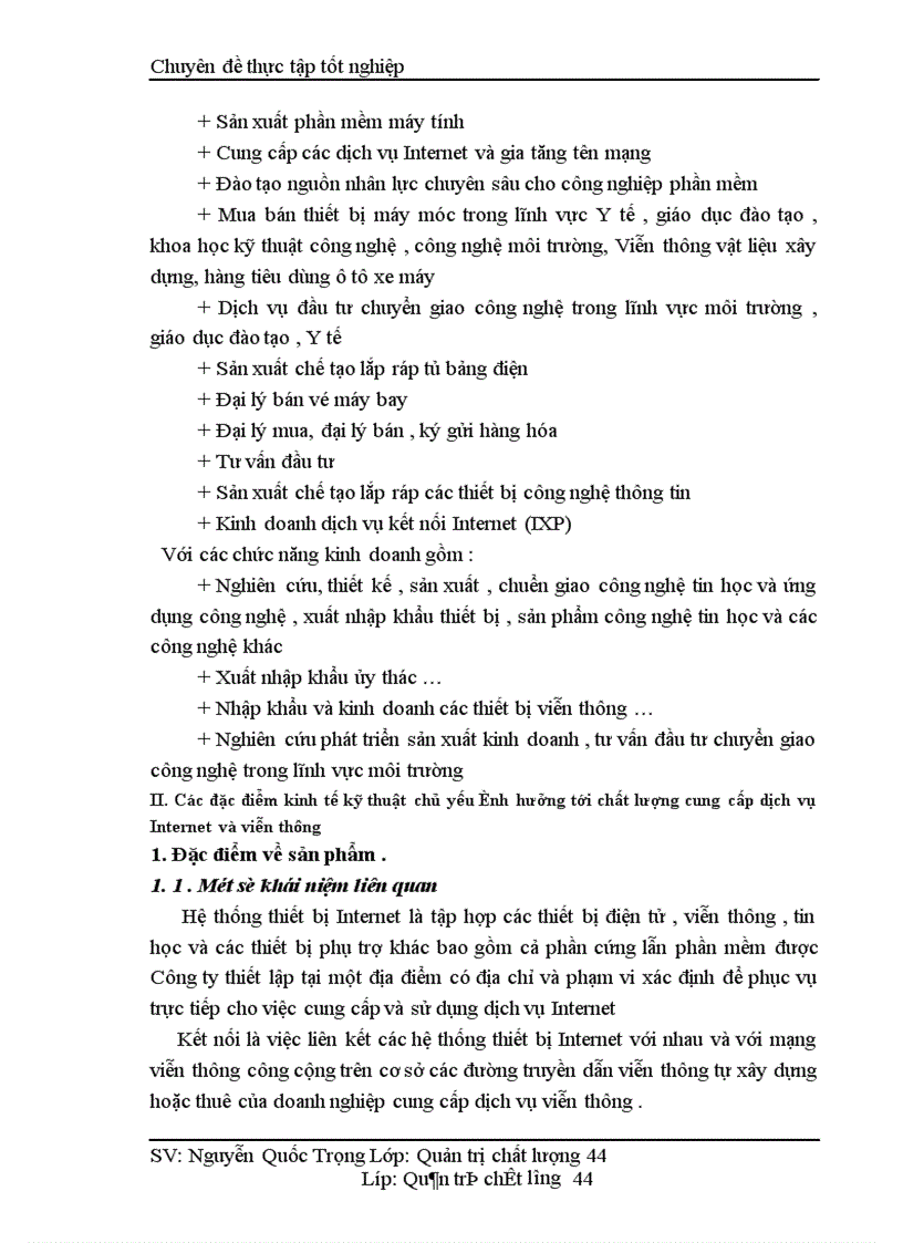 image for page Một số giải pháp nâng cao chất lượng cung cấp dịch vụ Internet và viễn thông tại Công ty phát triển đầu tư công nghệ FPT