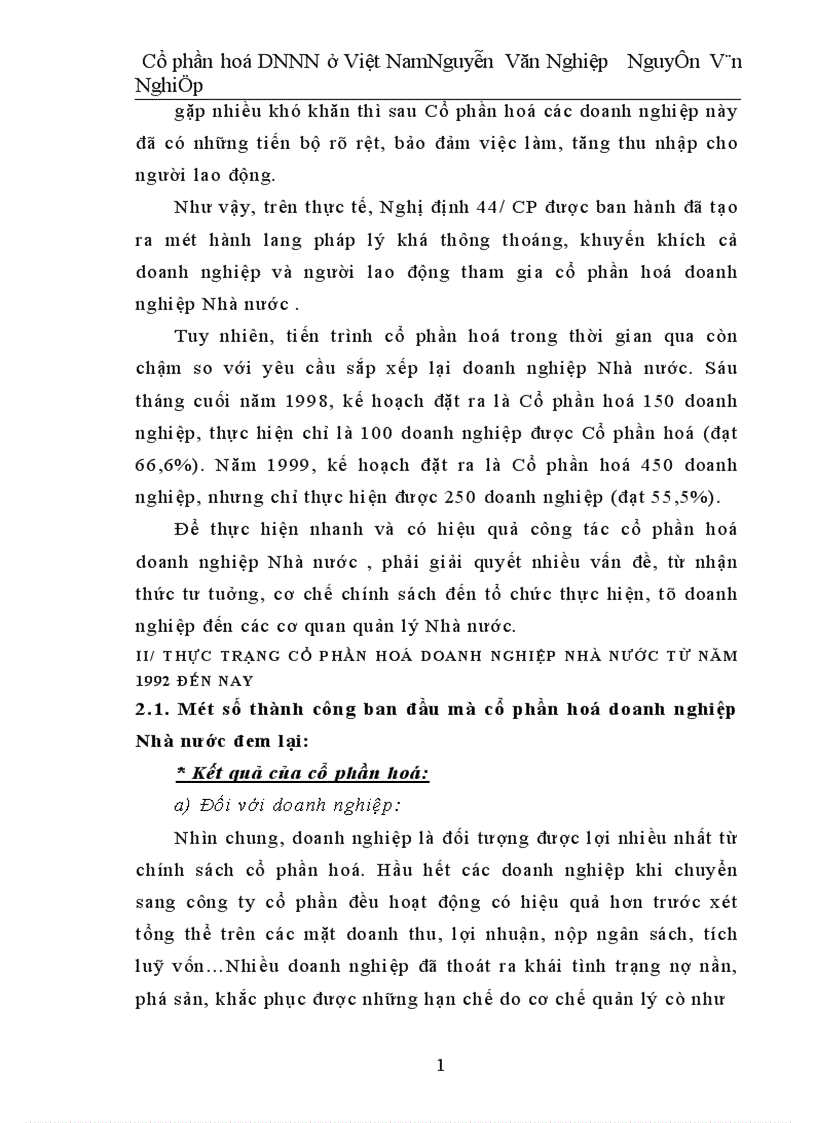 image for page Cổ phần hoá DNNN ở Việt Nam