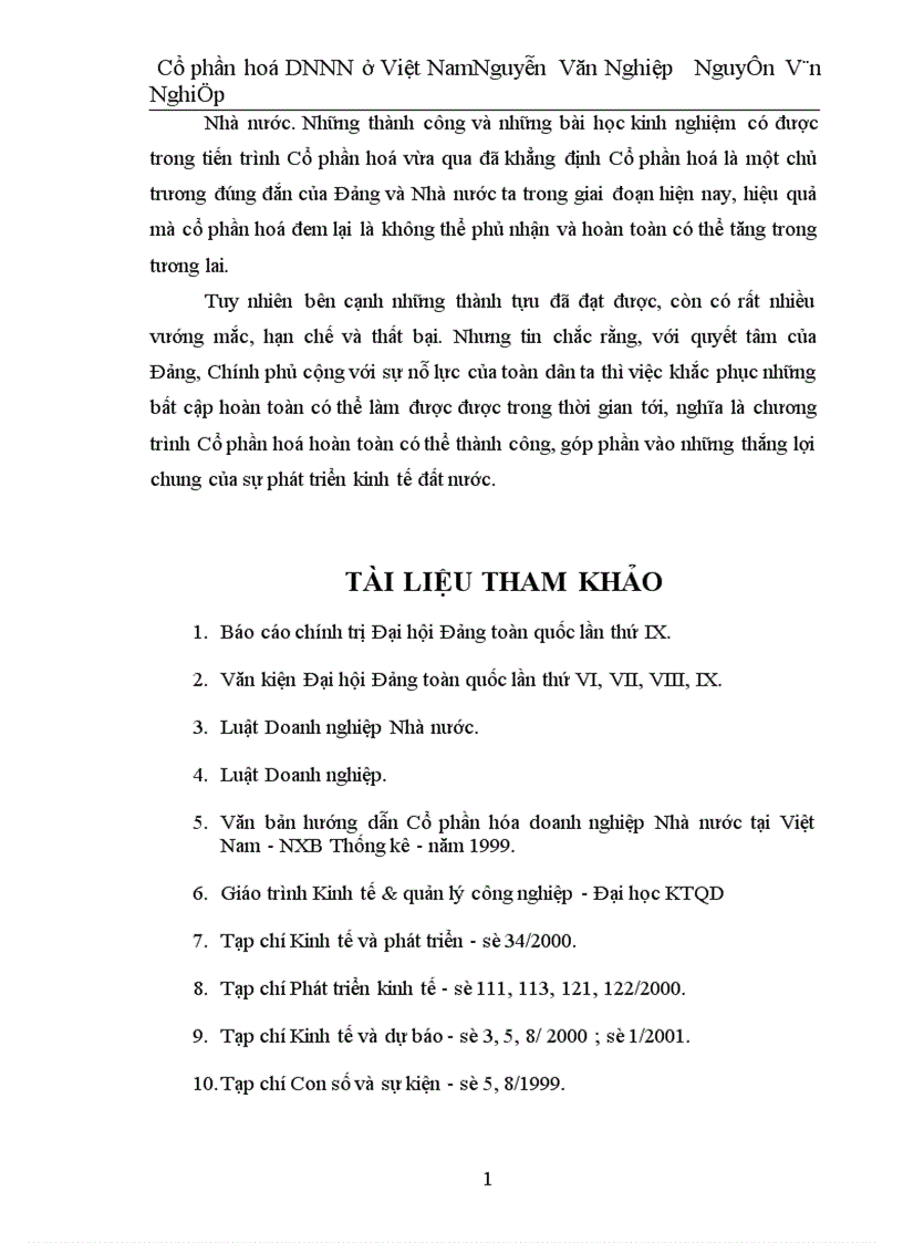 image for page Cổ phần hoá DNNN ở Việt Nam