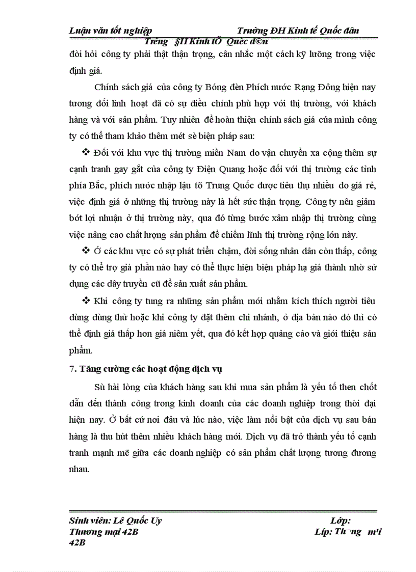 image for page Một số biện pháp nhằm nâng cao khả năng cạnh tranh của công ty Bóng đèn Phích nước Rạng Đông