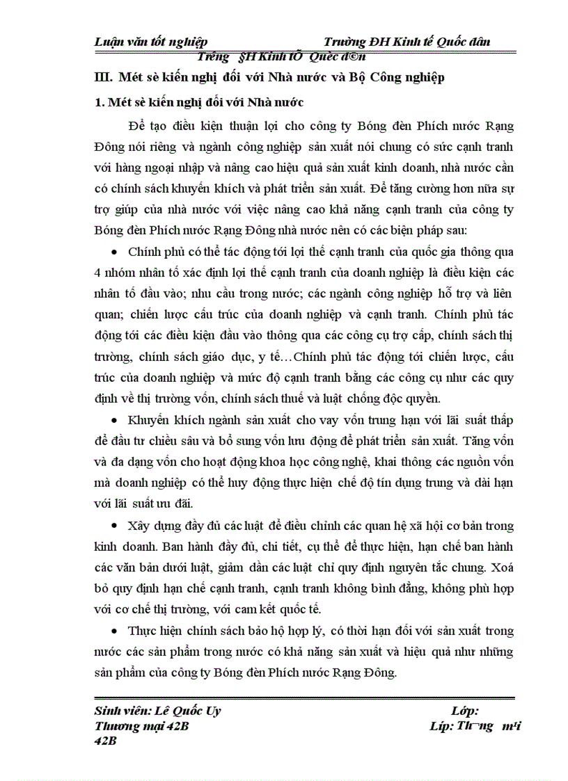 image for page Một số biện pháp nhằm nâng cao khả năng cạnh tranh của công ty Bóng đèn Phích nước Rạng Đông