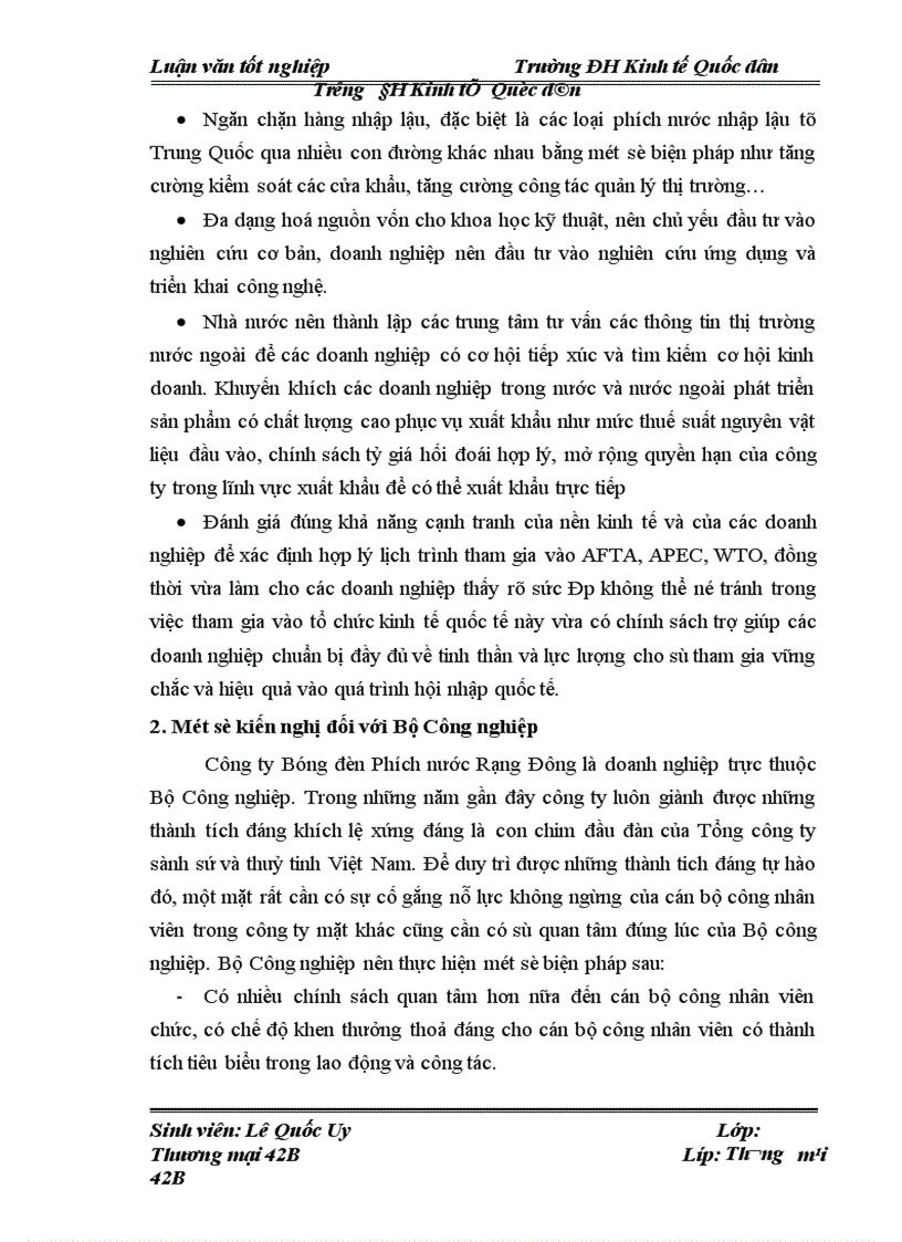 image for page Một số biện pháp nhằm nâng cao khả năng cạnh tranh của công ty Bóng đèn Phích nước Rạng Đông