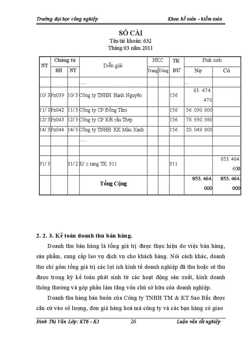 image for page Hoàn thiện công tác kế toán bán hàng và xác định kết quả kinh doanh tại Công ty TNHH TM KT Sao Bắc