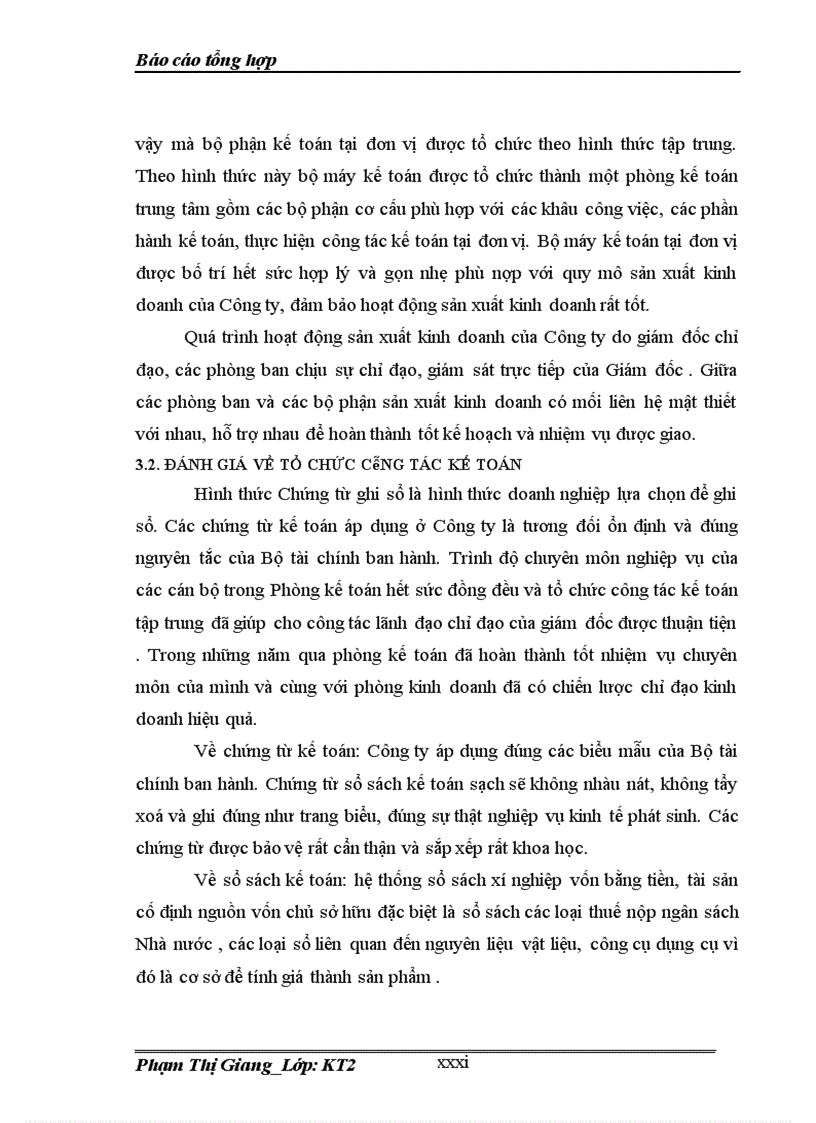 image for page Tổ chức bộ máy kế toán và hệ thống kế toán tại công ty
