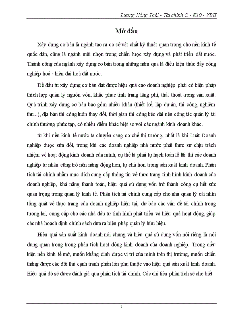 image for page Phân tích tình hình tài chính Công ty cổ phần Sao Việt 1