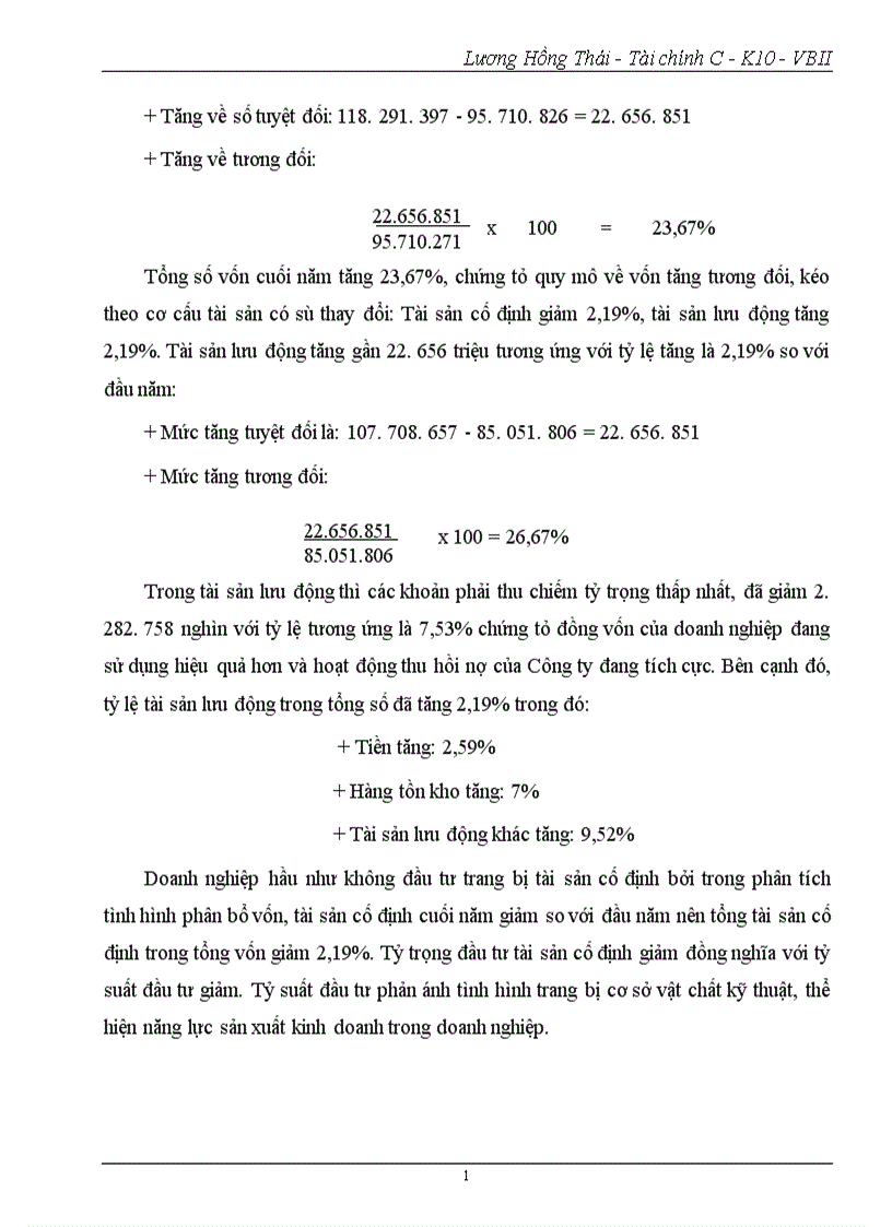 image for page Phân tích tình hình tài chính Công ty cổ phần Sao Việt 1