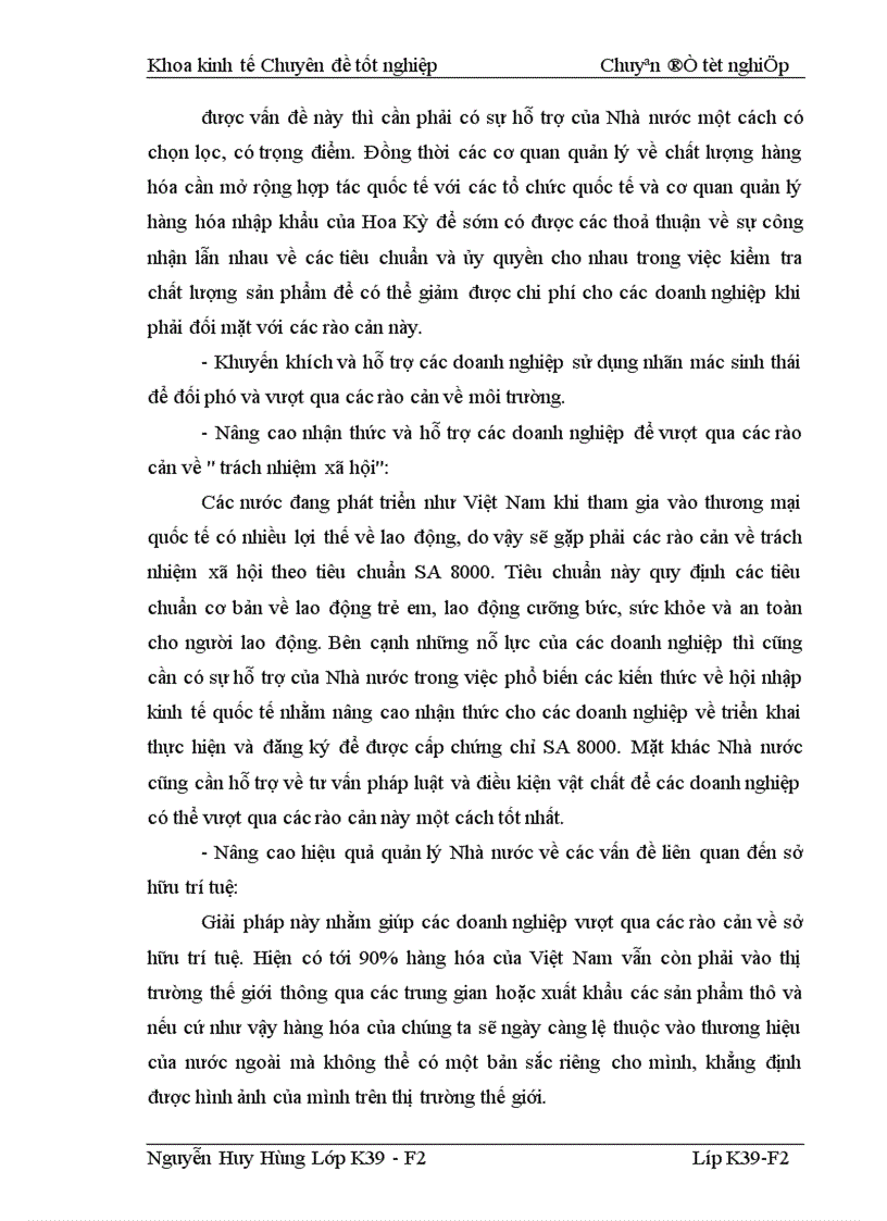 image for page Các biện pháp vượt rào cản đối với hàng dệt may vào thị trường Hoa Kỳ khi Việt Nam gia nhập WTO