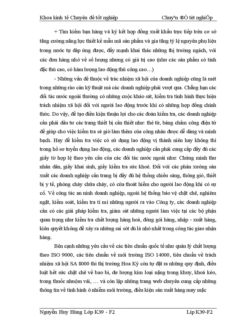 image for page Các biện pháp vượt rào cản đối với hàng dệt may vào thị trường Hoa Kỳ khi Việt Nam gia nhập WTO