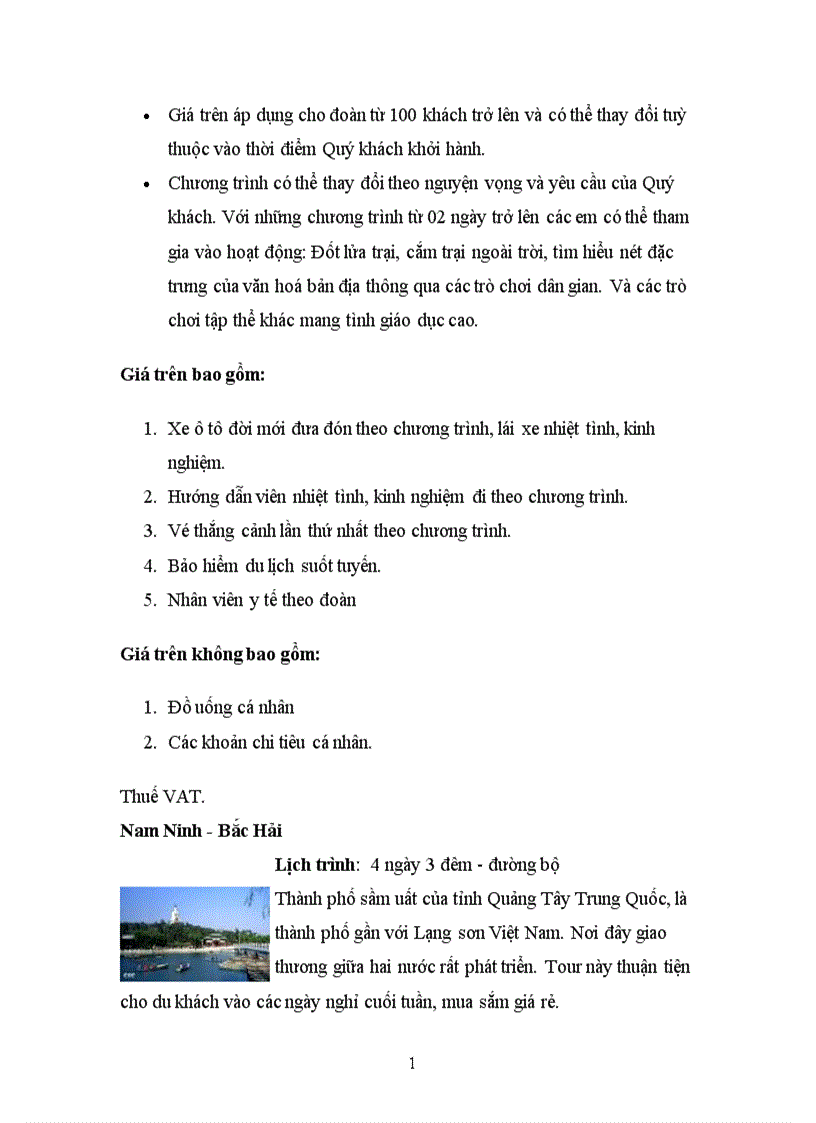 image for page Hoạt động kinh doanh lữ hành tại công ty TNHH thương mại và du lịch Duy Thuận