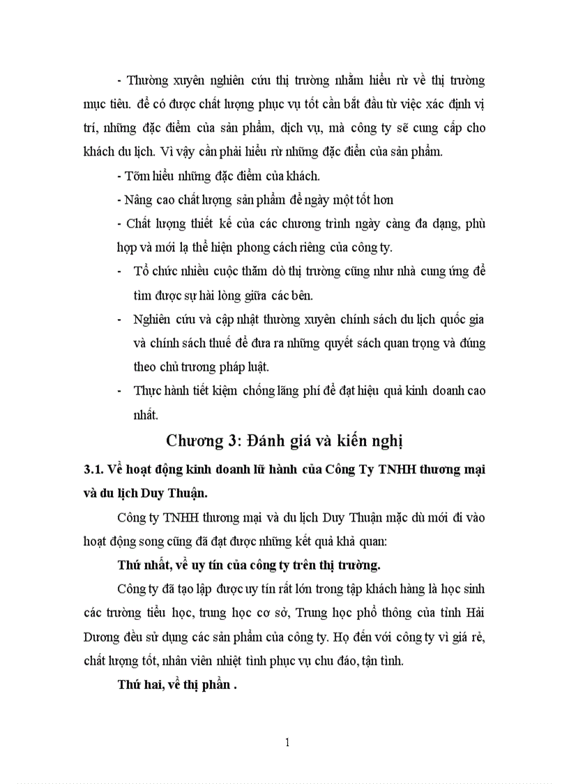 image for page Hoạt động kinh doanh lữ hành tại công ty TNHH thương mại và du lịch Duy Thuận