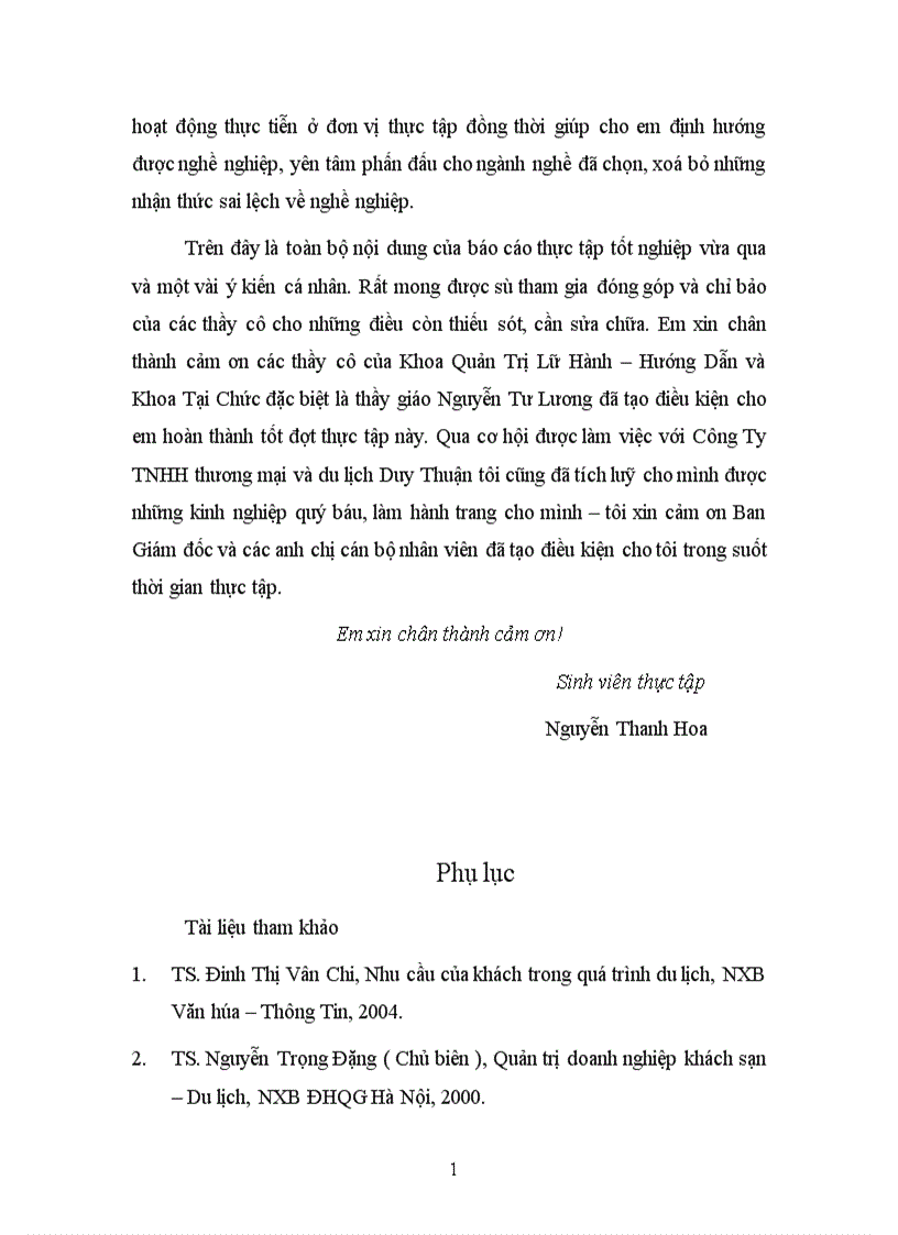 image for page Hoạt động kinh doanh lữ hành tại công ty TNHH thương mại và du lịch Duy Thuận