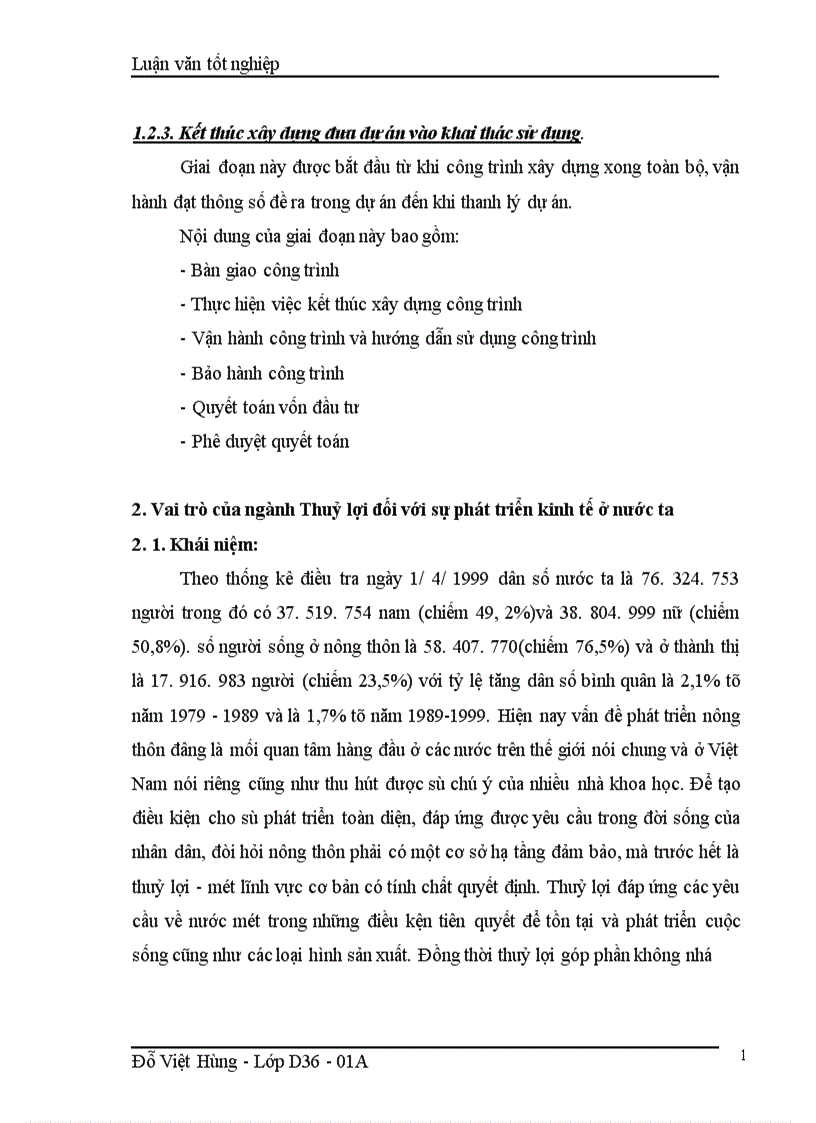 image for page một số giải pháp nhằm thực hiện tốt công tác quản lý vốn đầu tư xây dựng cơ bản đối với ngành thuỷ lợi
