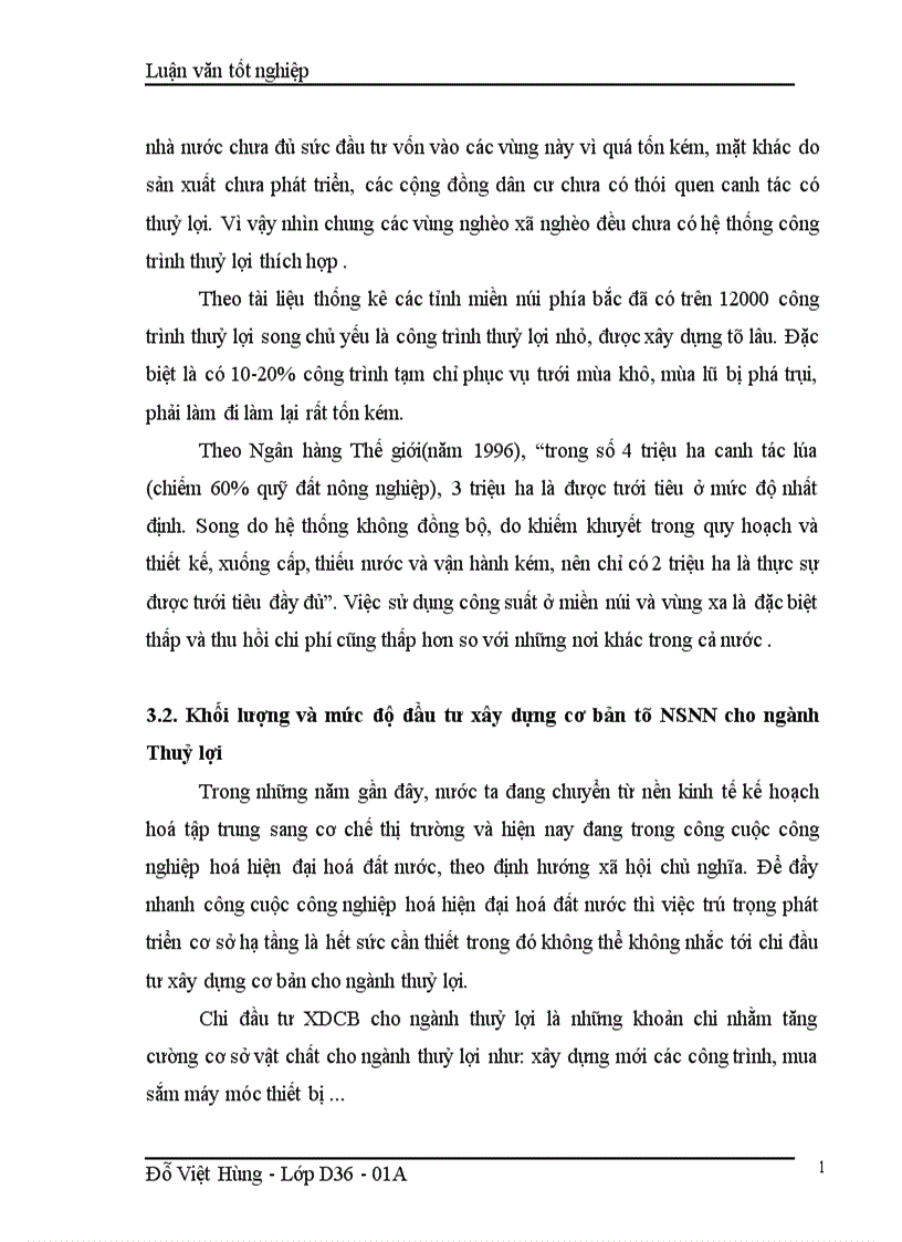 image for page một số giải pháp nhằm thực hiện tốt công tác quản lý vốn đầu tư xây dựng cơ bản đối với ngành thuỷ lợi