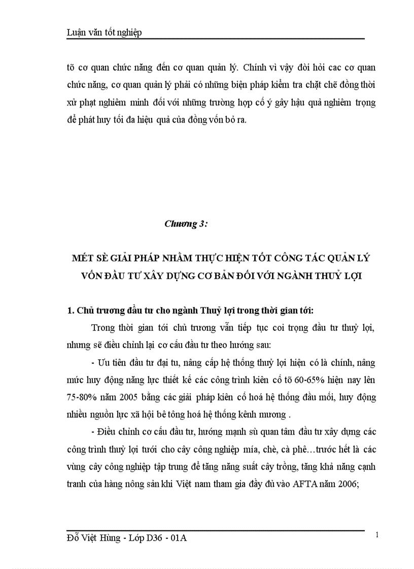 image for page một số giải pháp nhằm thực hiện tốt công tác quản lý vốn đầu tư xây dựng cơ bản đối với ngành thuỷ lợi