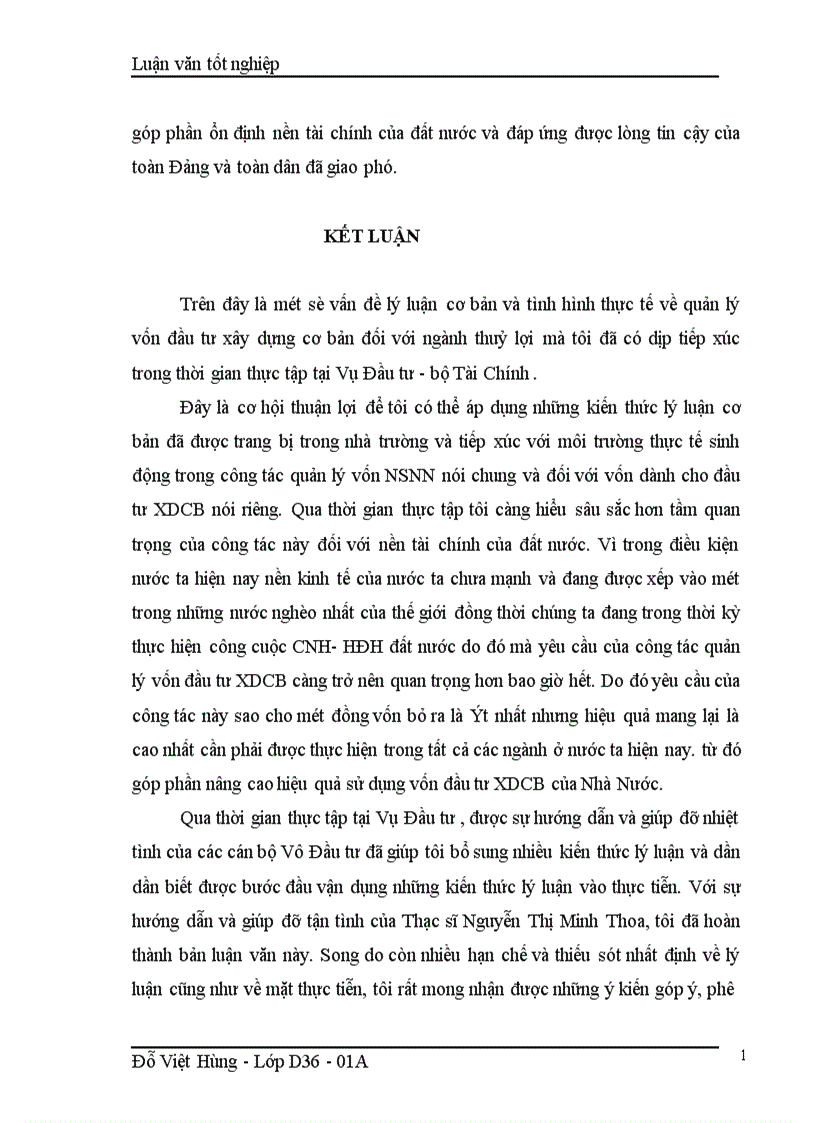 image for page một số giải pháp nhằm thực hiện tốt công tác quản lý vốn đầu tư xây dựng cơ bản đối với ngành thuỷ lợi